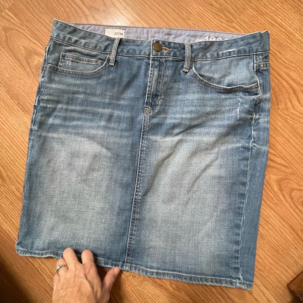 Denim Mini Skirt
